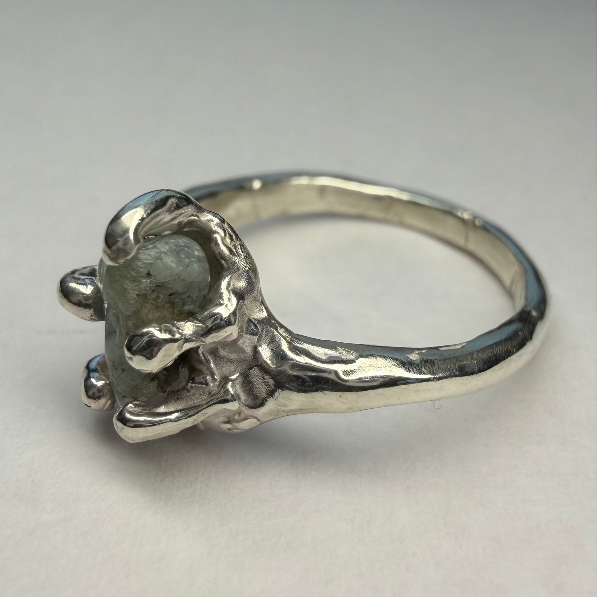 Cradling an Emerald