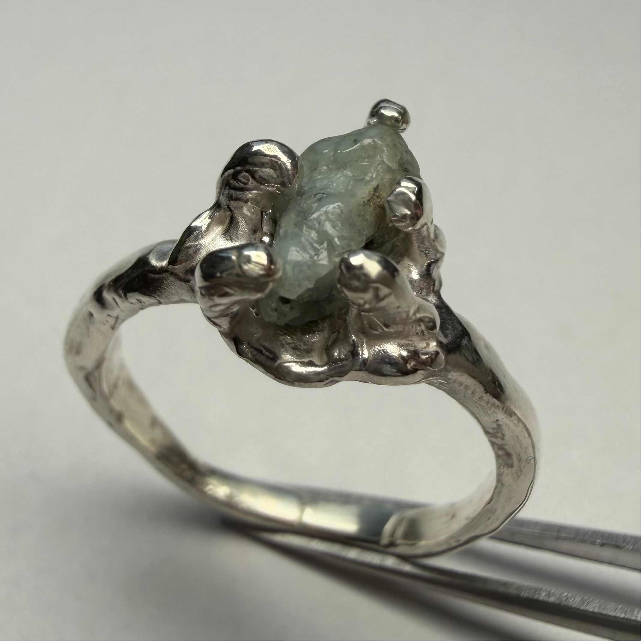 Cradling an Emerald
